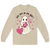 Mushroom will you be my boo Long Sleeve Tee - MaliasSmallBusiness