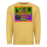 Antique Gold bad witch vibes Premium Sweatshirt - NancyCooperArtShop