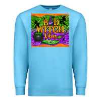Ocean Blue bad witch vibes Premium Sweatshirt - NancyCooperArtShop