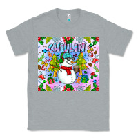 Heather Grey Chillin Snow Classic Tee - CowhideDigitalArt