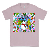 Lilac Chillin Snow Classic Tee - CowhideDigitalArt