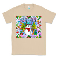 Mushroom Chillin Snow Classic Tee - CowhideDigitalArt