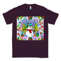 Plum Chillin Snow Classic Tee - CowhideDigitalArt