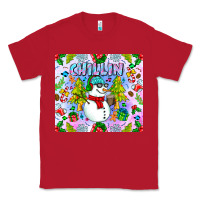 Red Chillin Snow Classic Tee - CowhideDigitalArt