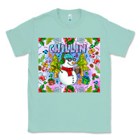Seafoam Chillin Snow Classic Tee - CowhideDigitalArt