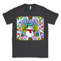 Smoke Chillin Snow Classic Tee - CowhideDigitalArt