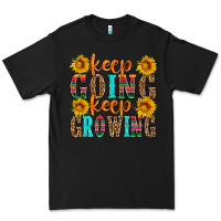 Black keep going keep growing Premium Tee - HRA Design Shop