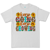Dove Grey keep going keep growing Premium Tee - HRA Design Shop