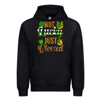 Black St. Patrick's Not lucky just blessed Urban Hoodie - OliviaCreatesArt