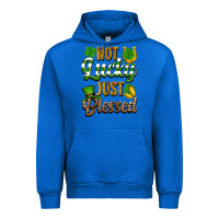 Cobalt St. Patrick's Not lucky just blessed Urban Hoodie - OliviaCreatesArt