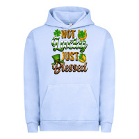 Pigment Grape Ice St. Patrick's Not lucky just blessed Urban Hoodie - OliviaCreatesArt