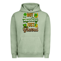Pigment Oil Green St. Patrick's Not lucky just blessed Urban Hoodie - OliviaCreatesArt
