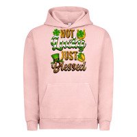 Pigment Salmon St. Patrick's Not lucky just blessed Urban Hoodie - OliviaCreatesArt