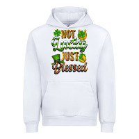 White St. Patrick's Not lucky just blessed Urban Hoodie - OliviaCreatesArt