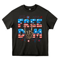Asphalt Freedom rock hand Heavy Core Tee - Neo Western