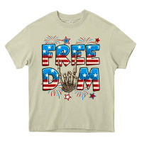 Mossy Freedom rock hand Heavy Core Tee - Neo Western
