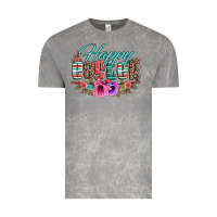 Cloud Rock happy easter western floral serape leopard Vintage Tee - Jasminsmagicworld