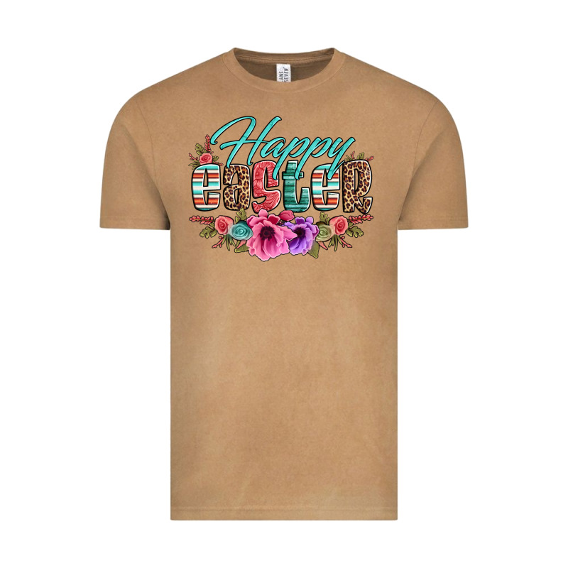 Happy Easter Western Floral Serape Leopard Vintage Tee by Jasminsmagicworld | Teevron