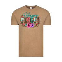 Vintage Coffee happy easter western floral serape leopard Vintage Tee - Jasminsmagicworld