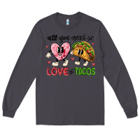 Smoke all you need is love and tacos Long Sleeve Tee - MaliasSmallBusiness