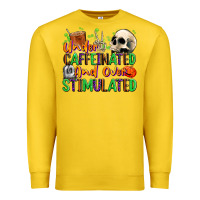 Lemon Under Caffeinated and Over Stimulated Premium Sweatshirt - texasbilliewilder