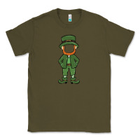 Army Green leprechaun boy faceless Classic Tee - MaliasSmallBusiness
