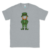 Heather Grey leprechaun boy faceless Classic Tee - MaliasSmallBusiness