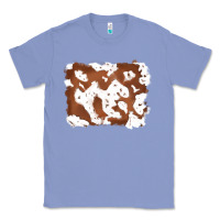 Colony Blue cowhide Classic Tee - RanaPortraitStore