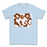 Dusty Blue cowhide Classic Tee - RanaPortraitStore