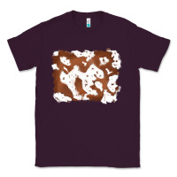 Plum cowhide Classic Tee - RanaPortraitStore