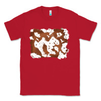 Red cowhide Classic Tee - RanaPortraitStore