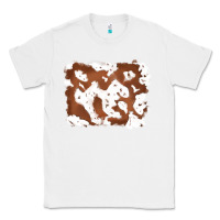 White cowhide Classic Tee - RanaPortraitStore