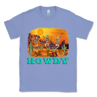 Colony Blue western skeleton Classic Tee - AdoDesignShop