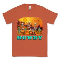 Copper western skeleton Classic Tee - AdoDesignShop