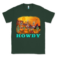 Sports Green western skeleton Classic Tee - AdoDesignShop