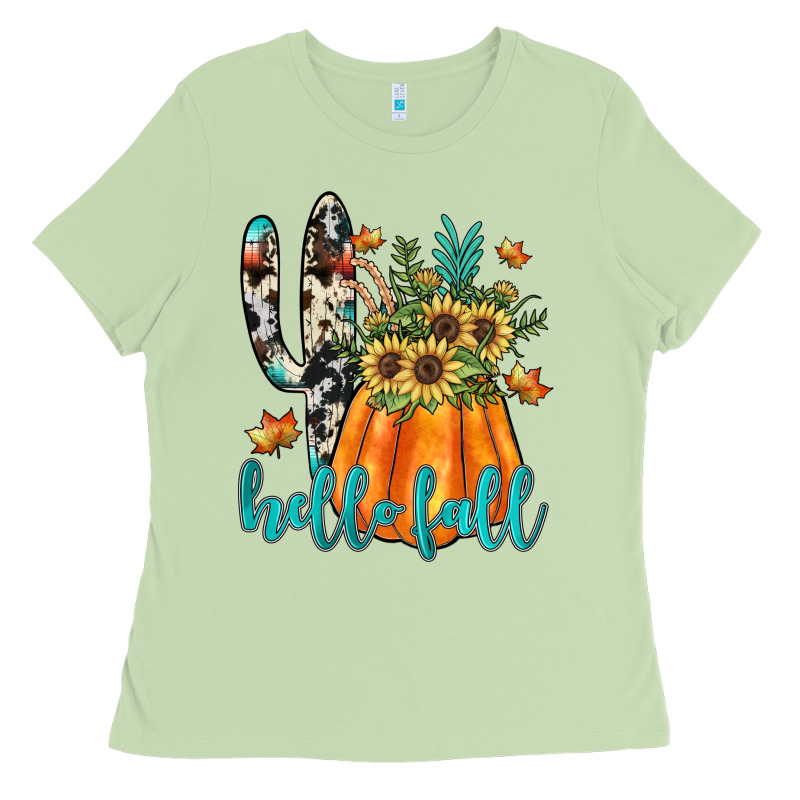 Hello Fall Ladies Tee by JahusDesignShop | Teevron