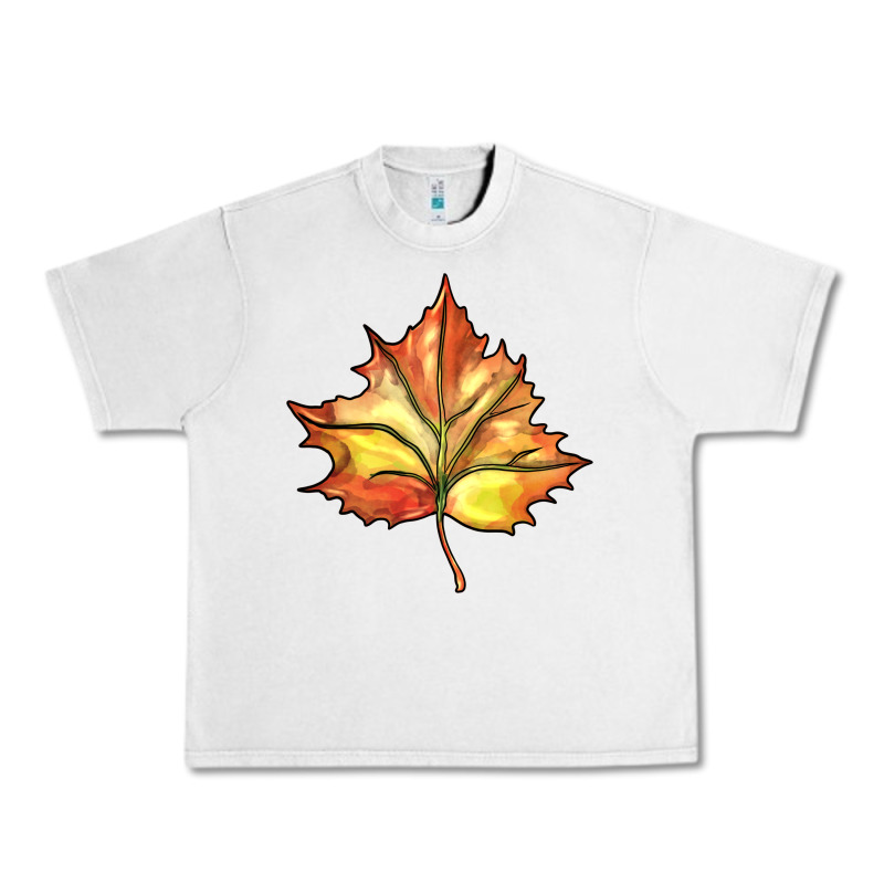 Withered Leaf Urban Heavy Tee by BarkalooDesign | Teevron
