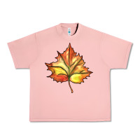 Salmon withered leaf Urban Heavy Tee - BarkalooDesign