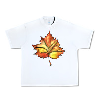 White withered leaf Urban Heavy Tee - BarkalooDesign