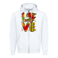 White love juneteenth Zipper Hoodie - LillyAllenDesigns