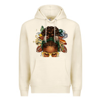 Tofu american football afro messy bun Premium Hoodie - texasbilliewilder