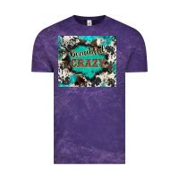 Cloud Purple western beautiful crazy Vintage Tee - BarkalooDesign