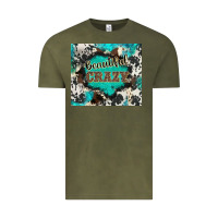 Vintage Olive western beautiful crazy Vintage Tee - BarkalooDesign