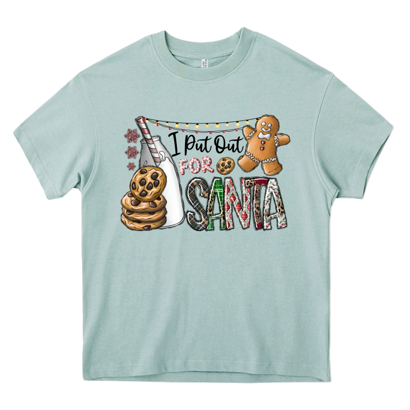 I Put Out For Santa Heavy Core Tee by CowhideDigitalArt | Teevron