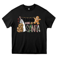 Black i put out for santa Heavy Core Tee - CowhideDigitalArt