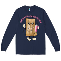 Navy out here lookin like a snack Long Sleeve Tee - MaliasSmallBusiness