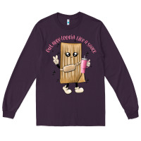 Plum out here lookin like a snack Long Sleeve Tee - MaliasSmallBusiness
