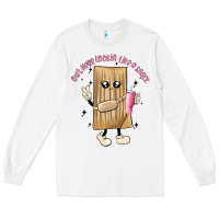 White out here lookin like a snack Long Sleeve Tee - MaliasSmallBusiness