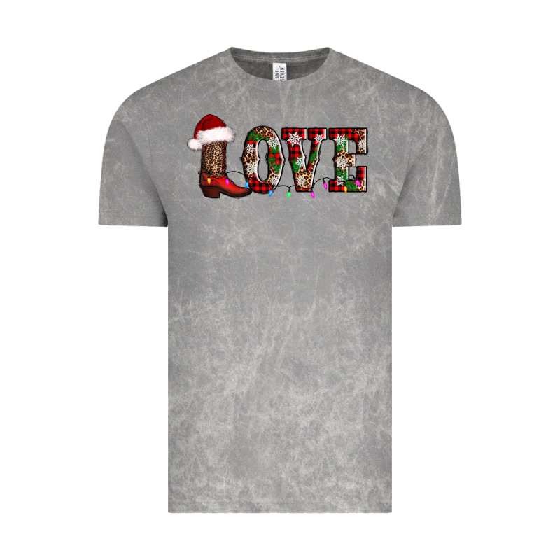 Love Christmas Boots Vintage Tee by AdoDesignShop | Teevron