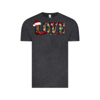 Vintage Black love christmas boots Vintage Tee - AdoDesignShop
